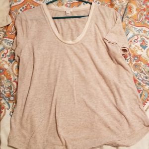J Crew U Neck Top